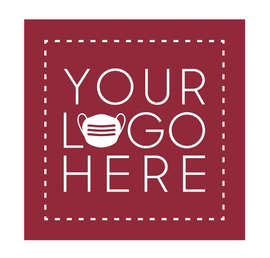 Customized Full Color 12" Square Floor Decal - Color: Maroon