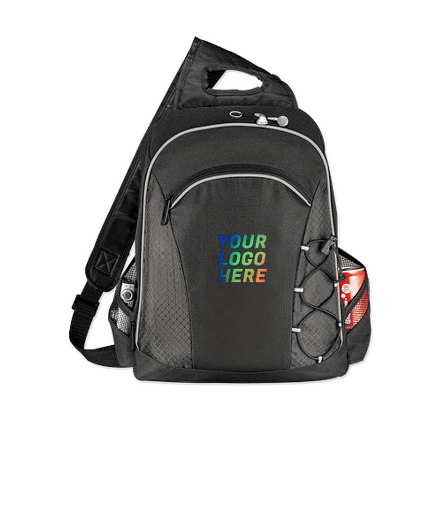 Summit TSA 15'' Computer Sling Backpack in Black