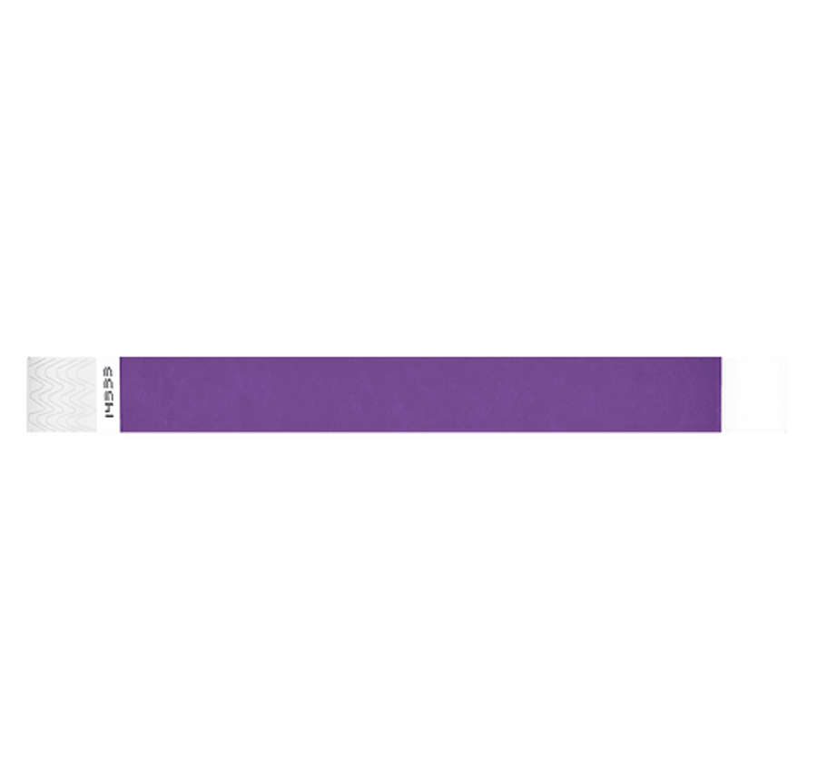 Tyvek Event Wristband in Purple