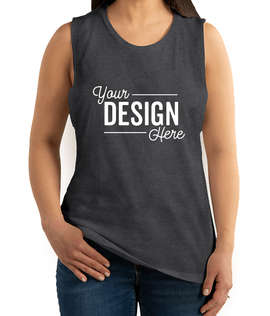Next Level Women's Slim Fit Festival Muscle Tank - Color: Antique Denim