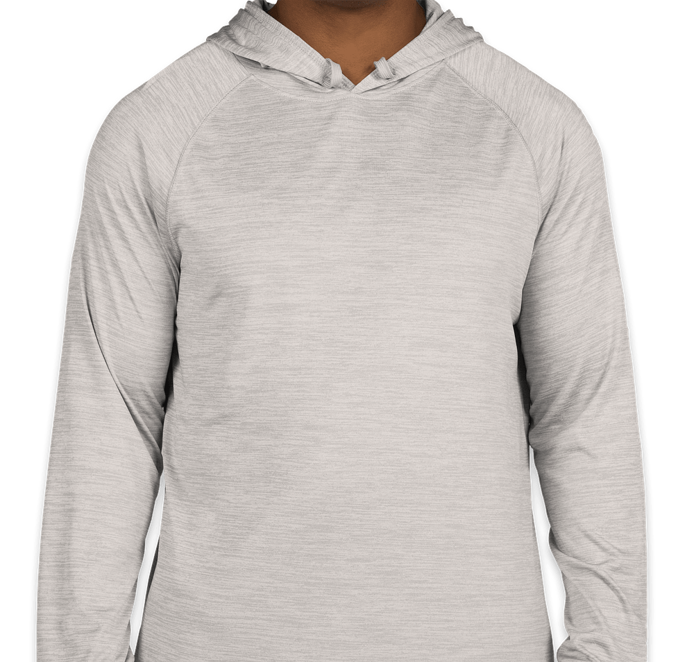 Augusta Tonal Heather Hooded Performance Shirt-default