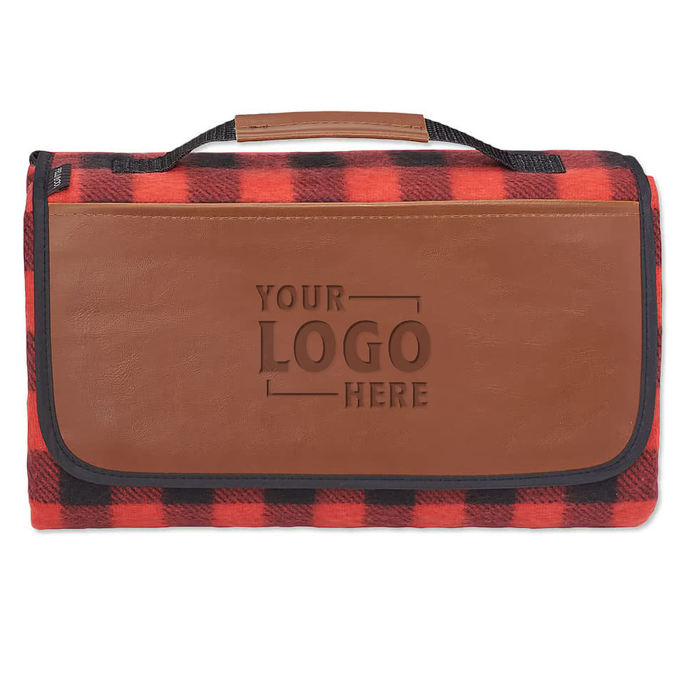 Debossed Field & Co. Buffalo Check Picnic Blanket