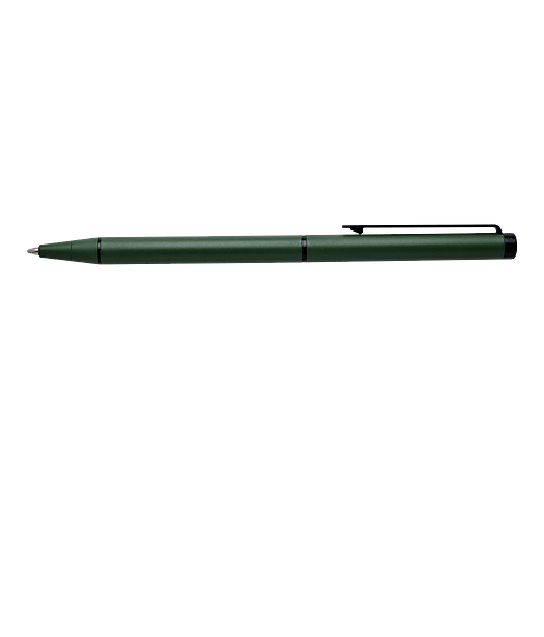 Hugo Boss Laser Engraved Cloud Ballpoint Pen (blue ink) in Green