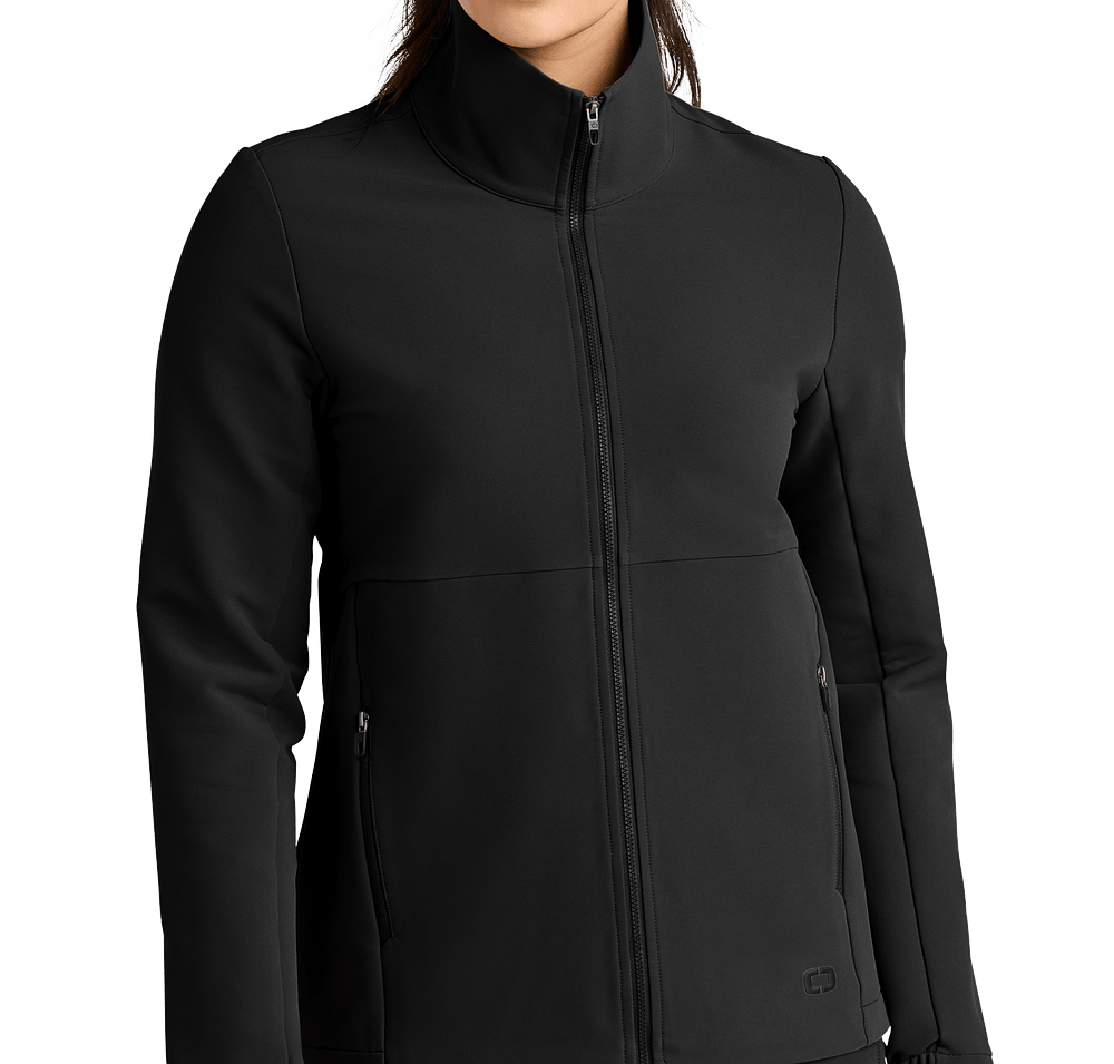 OGIO Women's Kinetic Soft Shell Jacket - Embroidered-default