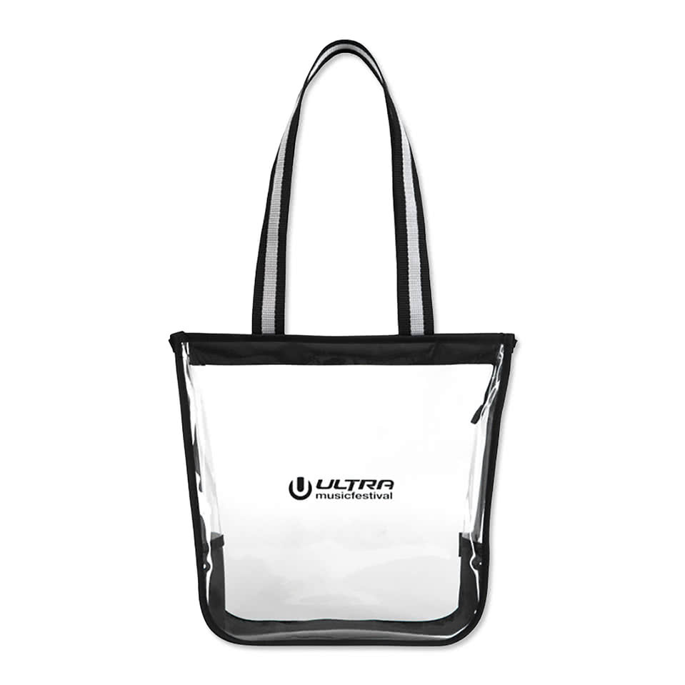 Sigma Clear Zippered Tote Bag