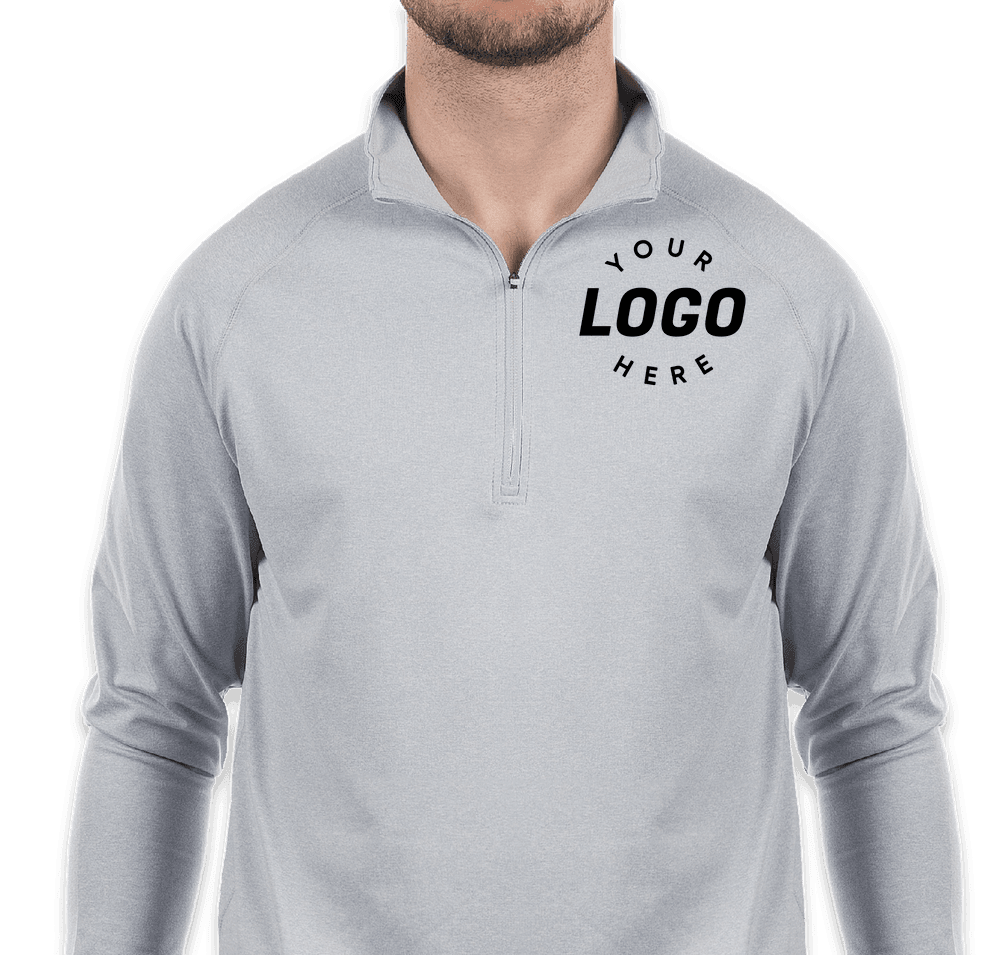 Custom Burnside Dawn to Dusk Soft Jersey Quarter Zip Pullover
