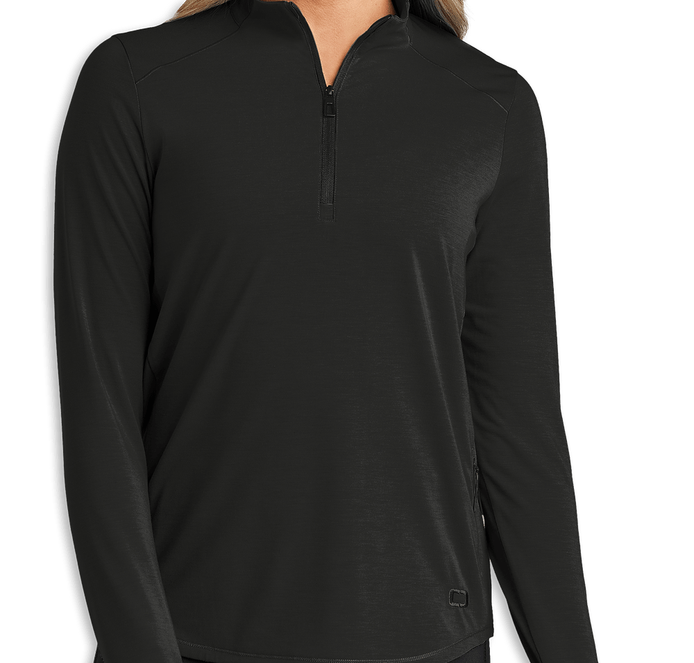 OGIO Women's Motion Performance Quarter Zip Sweatshirt-default