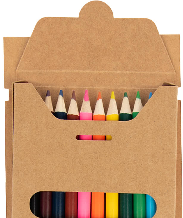 12-Piece Colored Pencil Set with Notepad