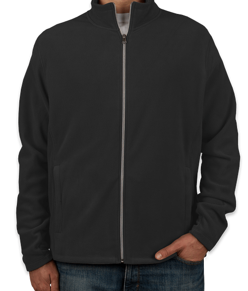 full zip micro fleece