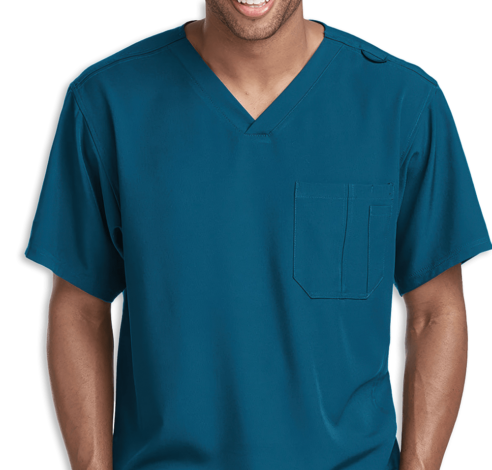 Skechers by Barco Structure Recycled V-Neck Scrub Top-default