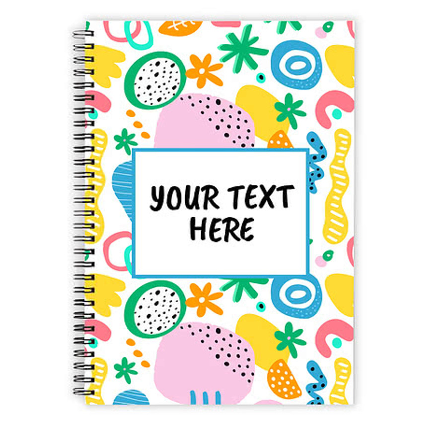 Tropical Abstract JournalBooks ® Spiral Notebook in Tropical