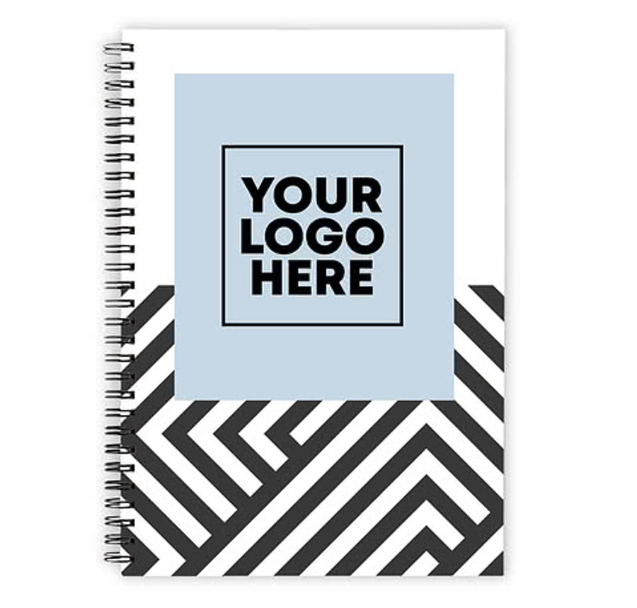 Zig-Zag JournalBooks ® Spiral Notebook in Blue