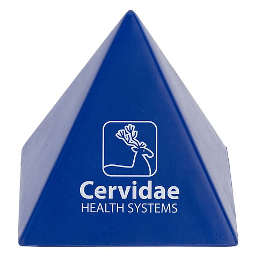Pyramid Stress Reliever in Blue