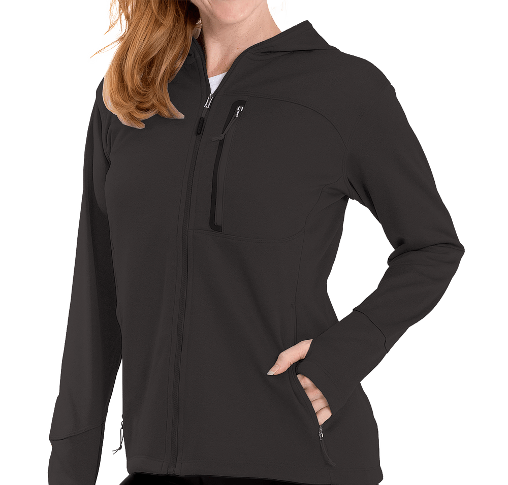 Fossa Apparel Women's Mesa Hooded Fleece Jacket-default