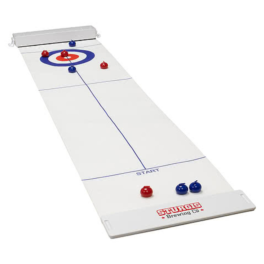 Skip Tabletop Curling Game in White