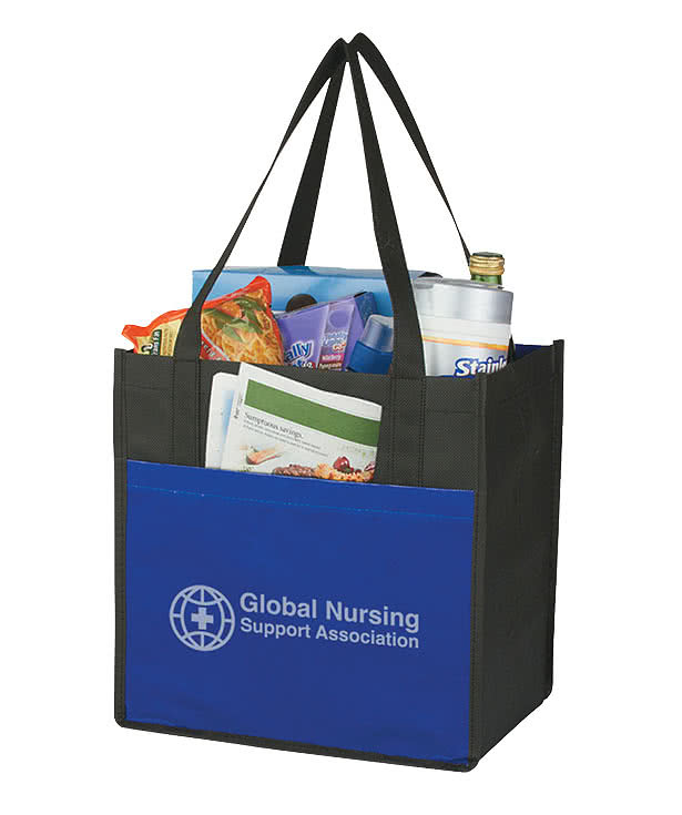Laminated Combo Shopper Tote Bag