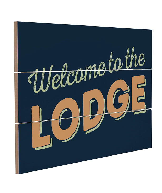 Full Color 11" x 17" Slatted Wood Wall Print