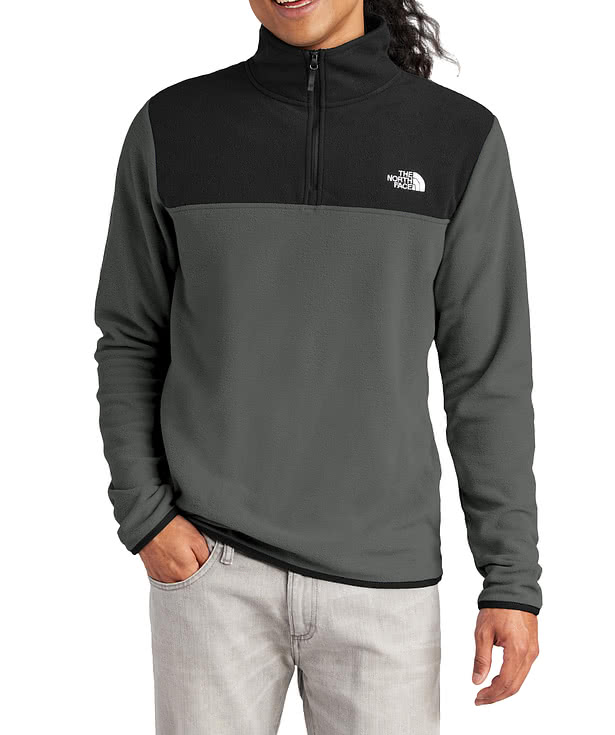 The North Face Glacier Recycled Quarter Zip Fleece Pullover - Printed