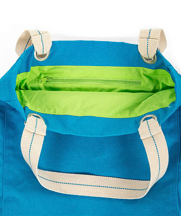 Port Authority Garment Washed Cotton Canvas Contrast Tote Bag