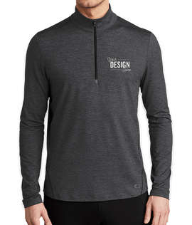 OGIO Endurance Quarter Zip Performance Shirt - Color: Blacktop Heather