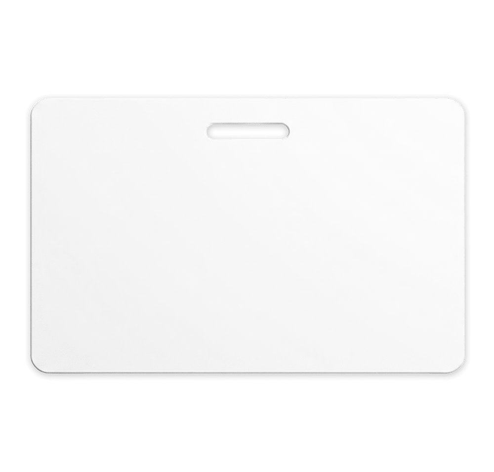 Full Color 3.38" x 2.13" Horizontal Plastic Identification Badge-default
