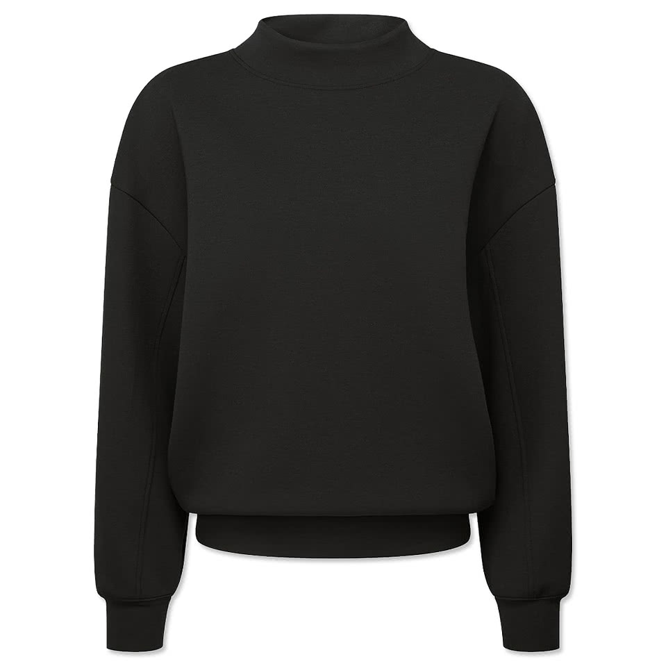 TriDri Women's Luxe Mock Neck Sweatshirt