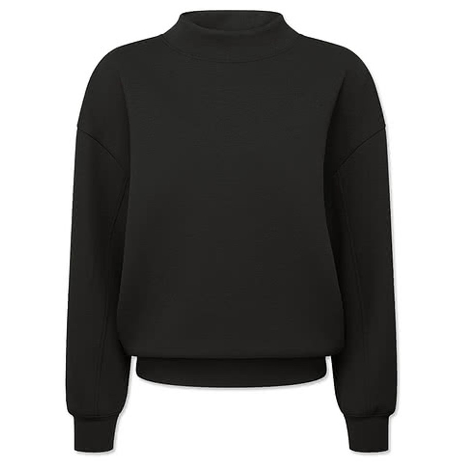 TriDri Women's Luxe Mock Neck Sweatshirt
