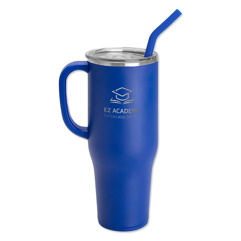 Swig Life Laser Engraved 40 oz. Stainless Steel Tumbler with Straw