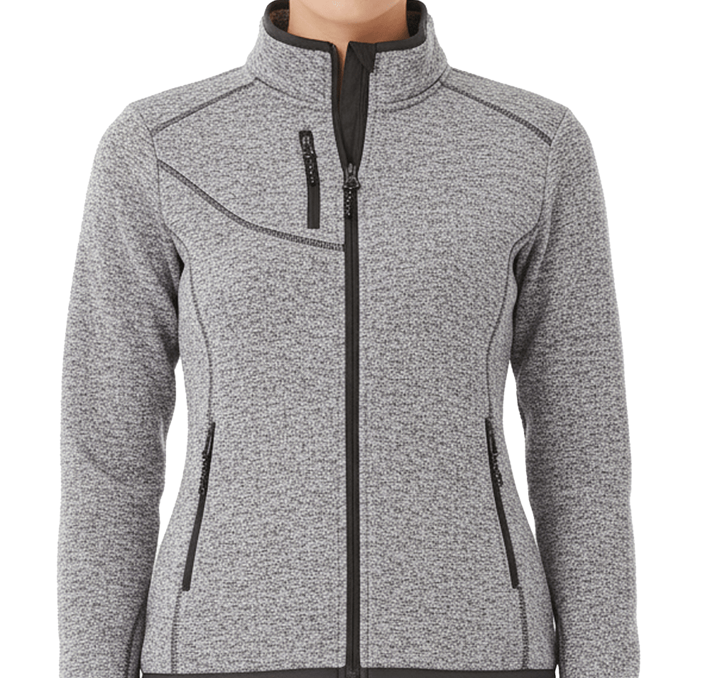 Elevate Women’s Tremblant Sweater Knit Full Zip Jacket-default