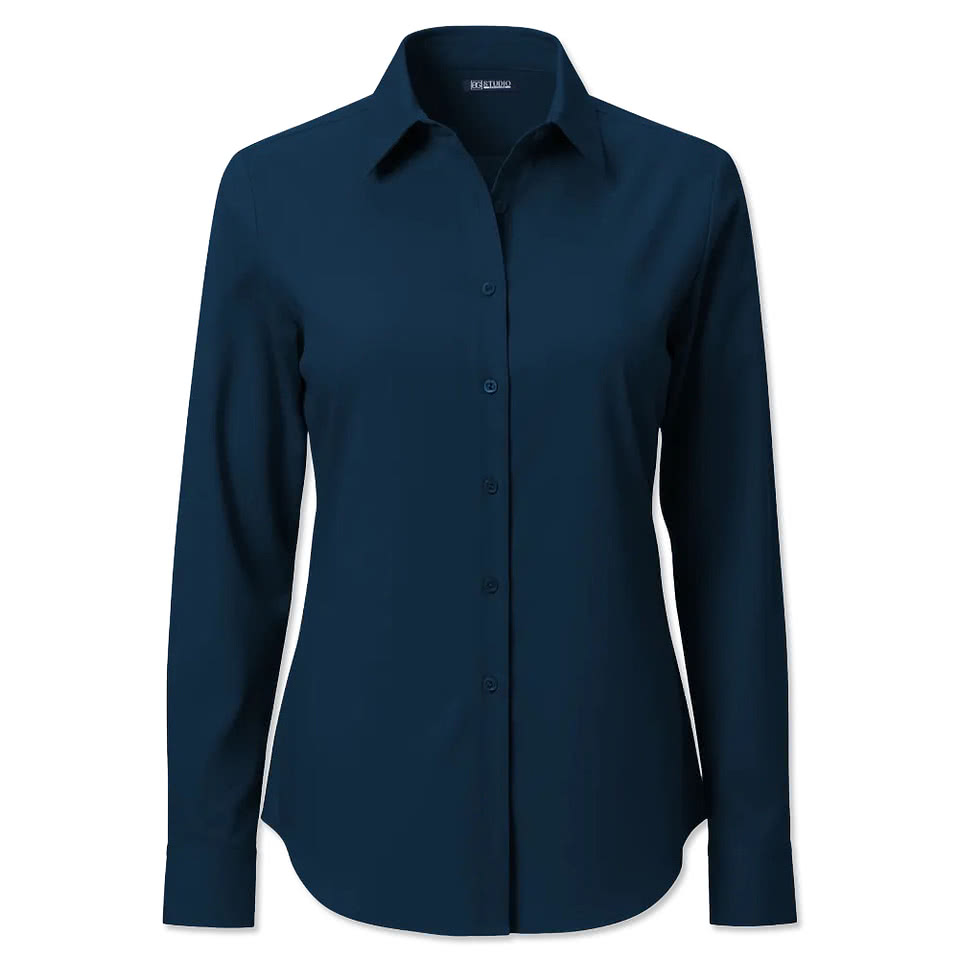 Blue Generation Women’s Recycled Stretch Woven Shirt