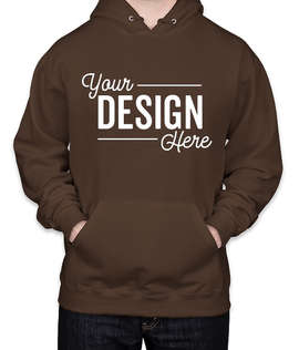 Jerzees Nublend 50/50 Pullover Hoodie - Color: Chocolate