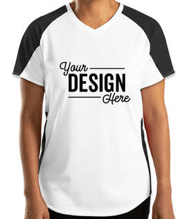 Augusta Women's Cutter Jersey - Color: White / Black