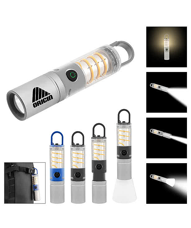 LED Lantern Flashlight with Carabiner