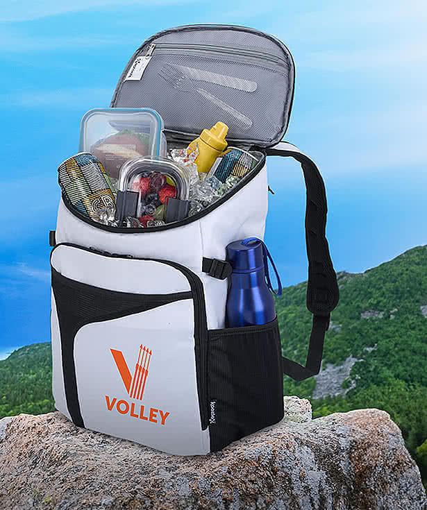 Full Color Koozie® Boho Recycled Cooler Backpack