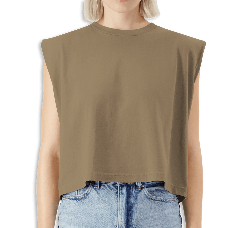 American Apparel Women's Garment Dyed Boxy Muscle Tank-default
