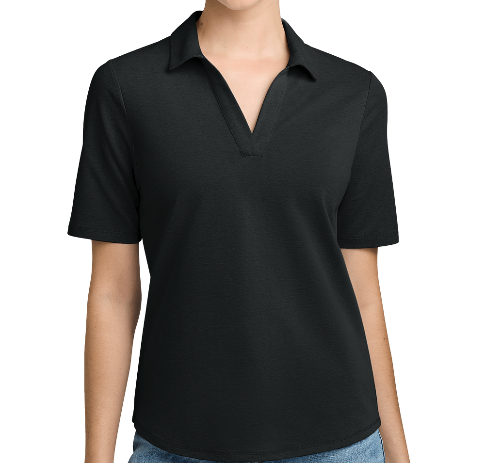 Brooks Brothers Women's Pinpoint Pique Performance Polo - Printed-default