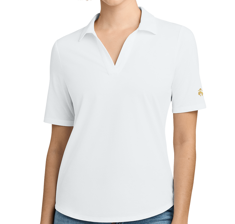 Brooks Brothers Women's Pinpoint Pique Performance Polo - Printed-default
