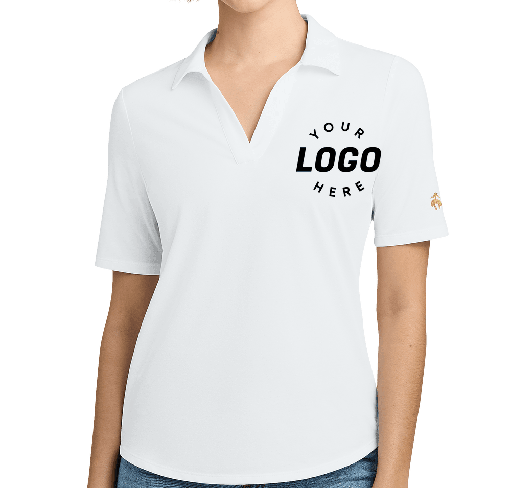 Custom Brooks Brothers Women's Pinpoint Pique Performance Polo