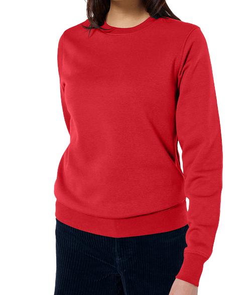 Stanley/Stella Roller Midweight Crewneck Sweatshirt in Red