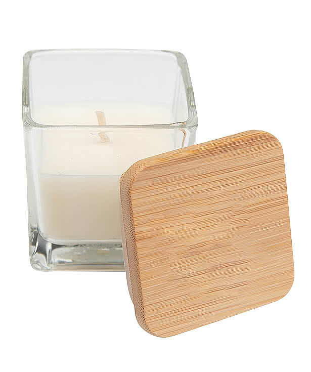 Mini Scented Candle with Bamboo Lid