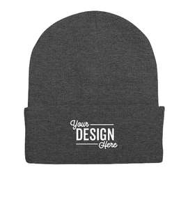 Sportsman Solid Cuff Beanie - Color: Heather Charcoal