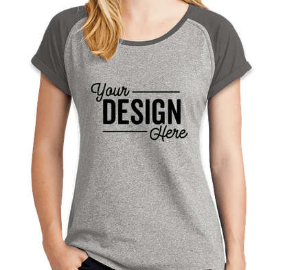 Custom New Era Women's Heritage Blend Short Sleeve Raglan T-shirt - Design  All T-shirts Online at