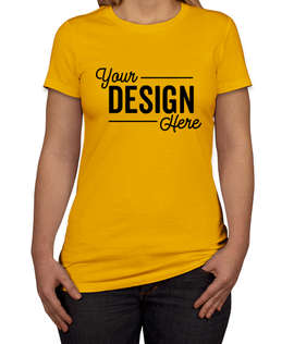 Bella + Canvas Women's Slim Fit Favorite T-shirt - Color: Gold