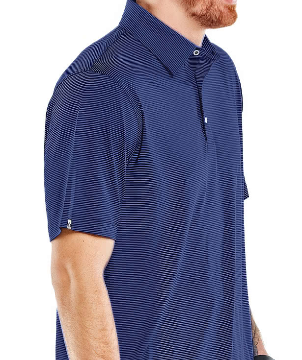 Storm Creek Optimist Microstripe Performance Polo - Embroidered