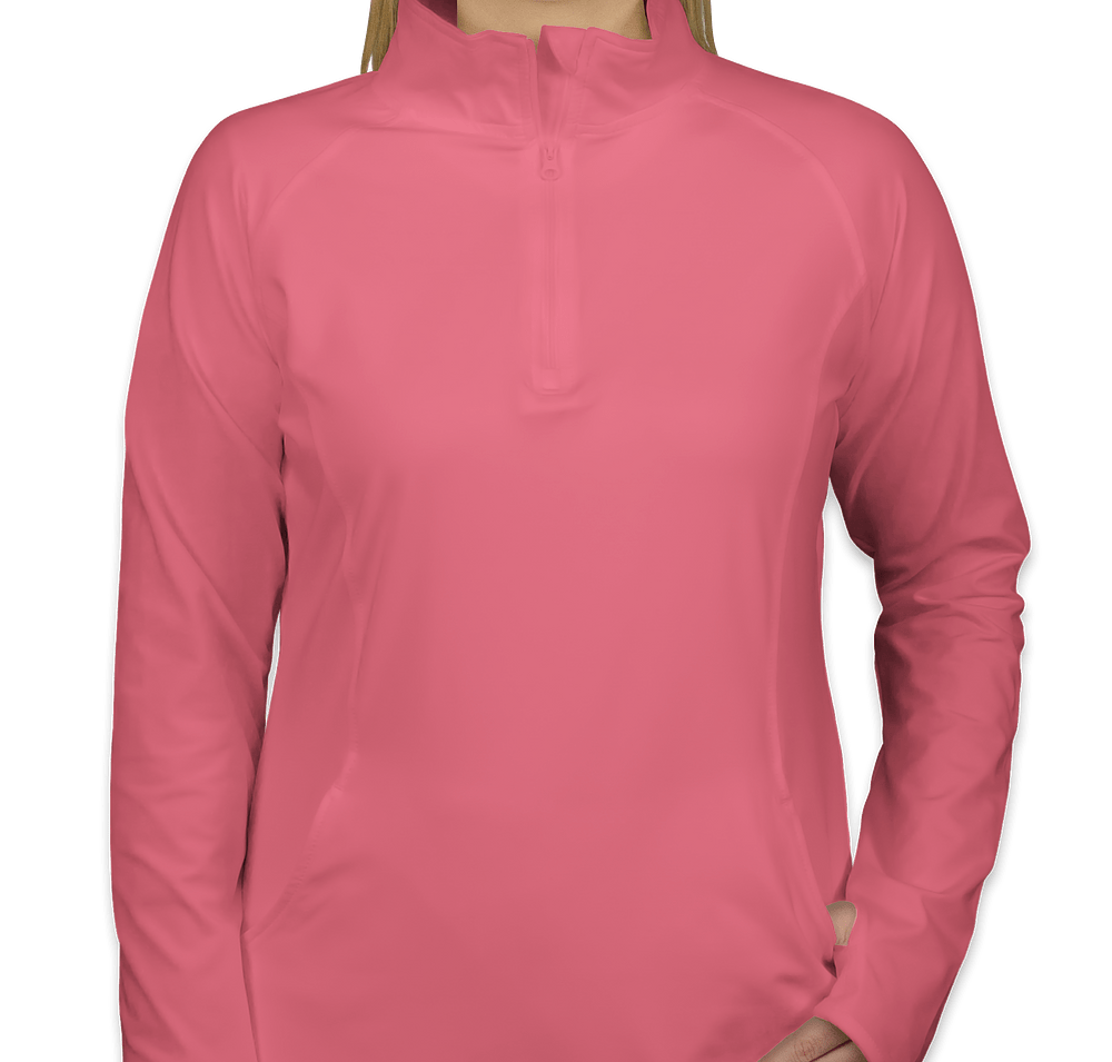Sport-Tek Women's Performance Quarter Zip Pullover - Embroidered-default