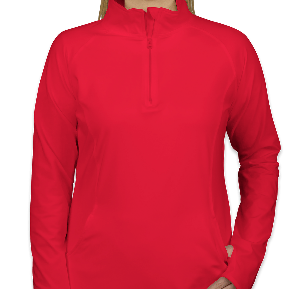 Sport-Tek Women's Performance Quarter Zip Pullover - Embroidered-default