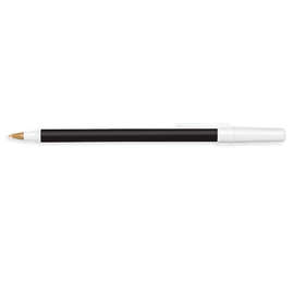 BIC Antimicrobial Round Stic Pen (black ink) - Color: Black / White