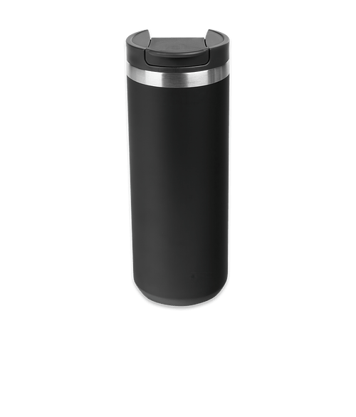 Full Color 18 oz. Sienna Stainless Steel Insulated Water Bottle in Black