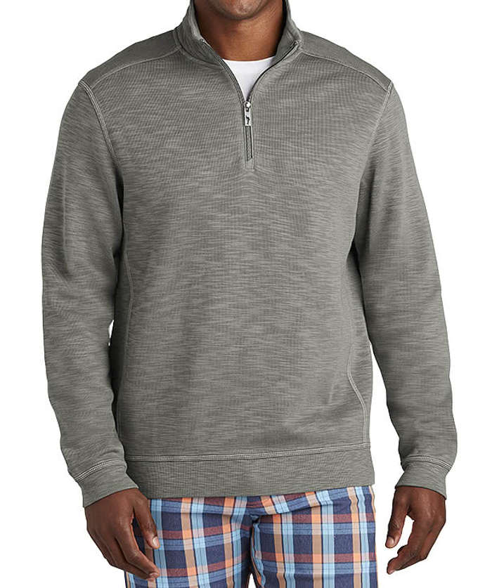 Tommy Bahama Tobago Bay Slub Half Zip Sweatshirt
