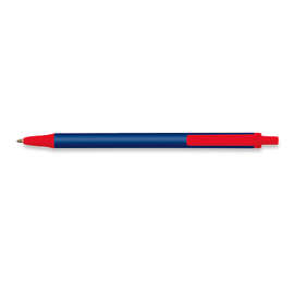 BIC Antimicrobial Clic Stic Pen (black ink) - Color: Navy / Red